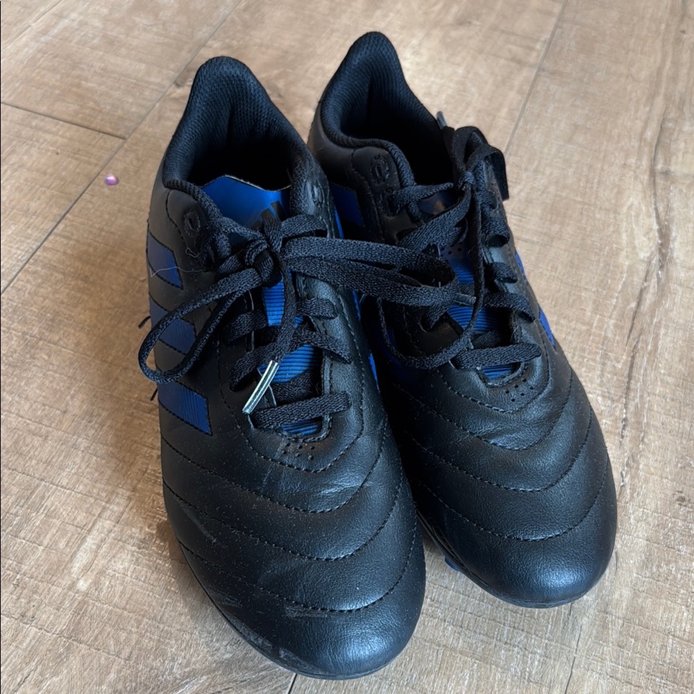 Kids Black and Blue Athletic Shoes